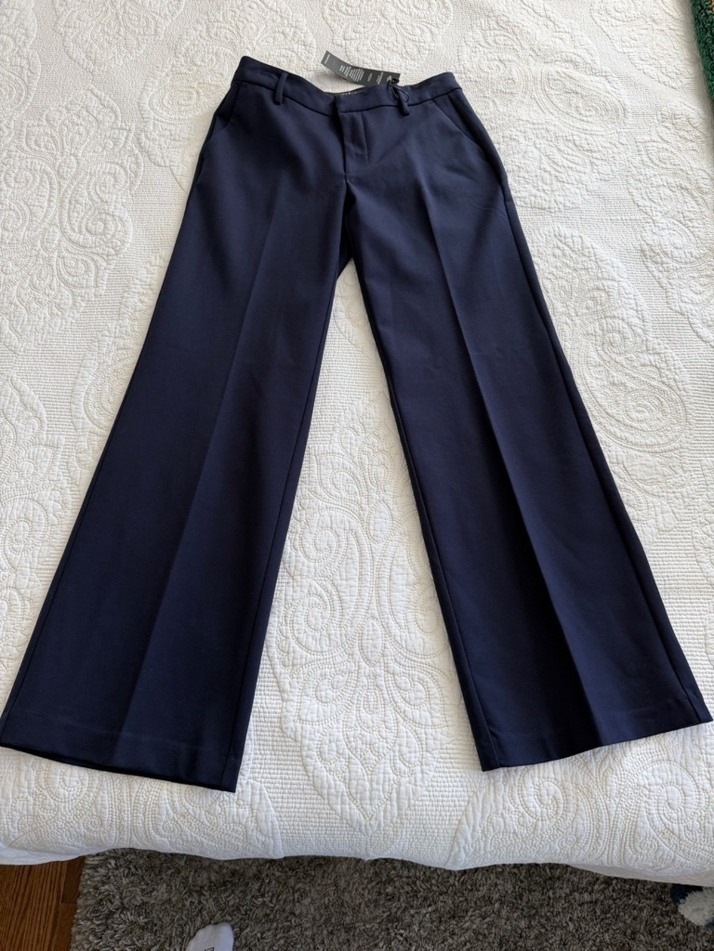 Liverpool Kelsey Wide Leg Trousers Women’s Size 2/26 Cadet Blue NWT - Picture 2 of 16